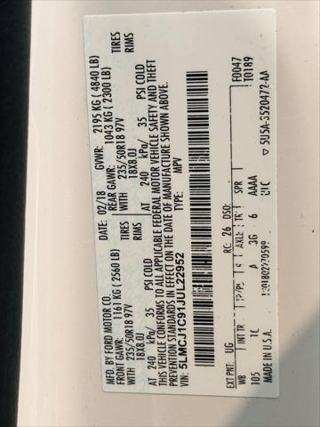 used 2018 Lincoln MKC car, priced at $14,367