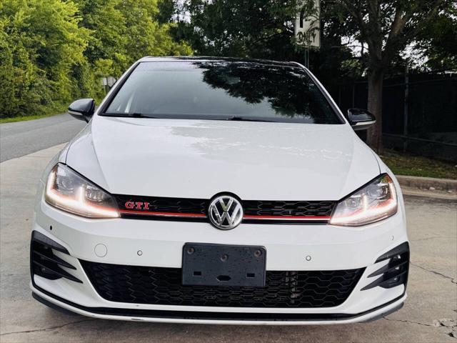 used 2021 Volkswagen Golf GTI car, priced at $19,999