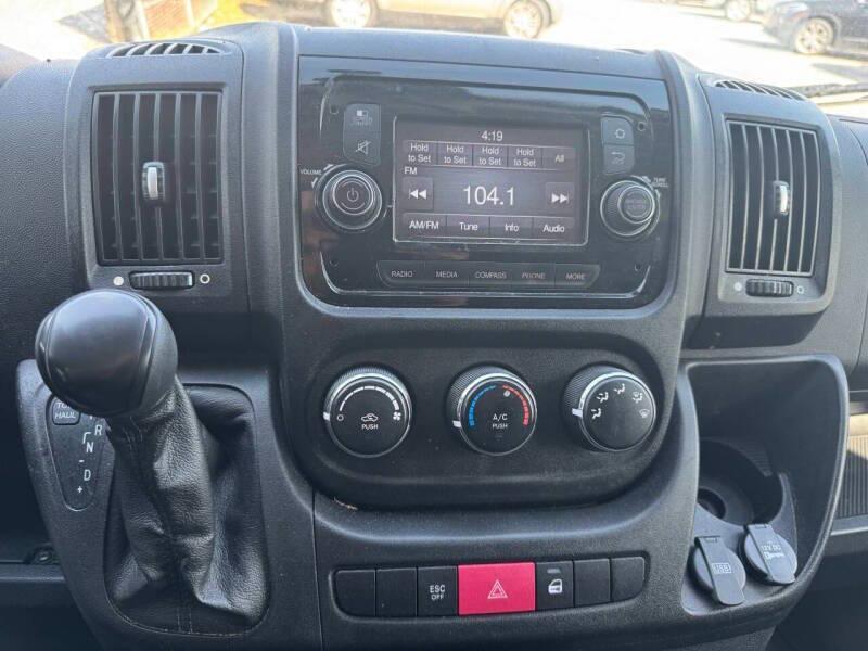 used 2018 Ram ProMaster 2500 car, priced at $16,999