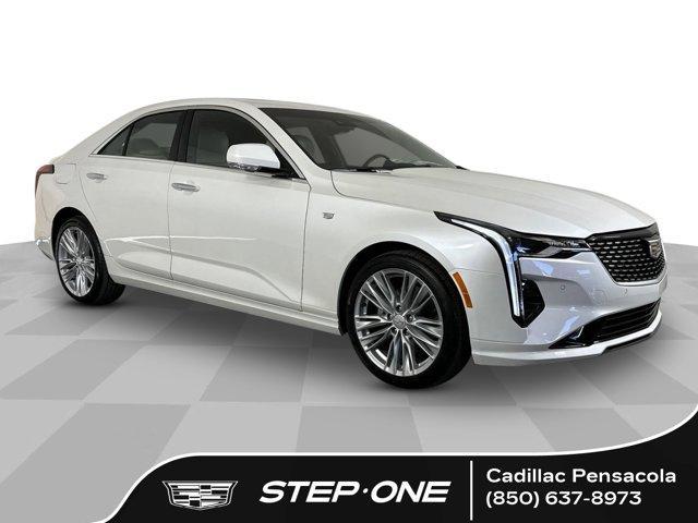 new 2025 Cadillac CT4 car, priced at $47,765