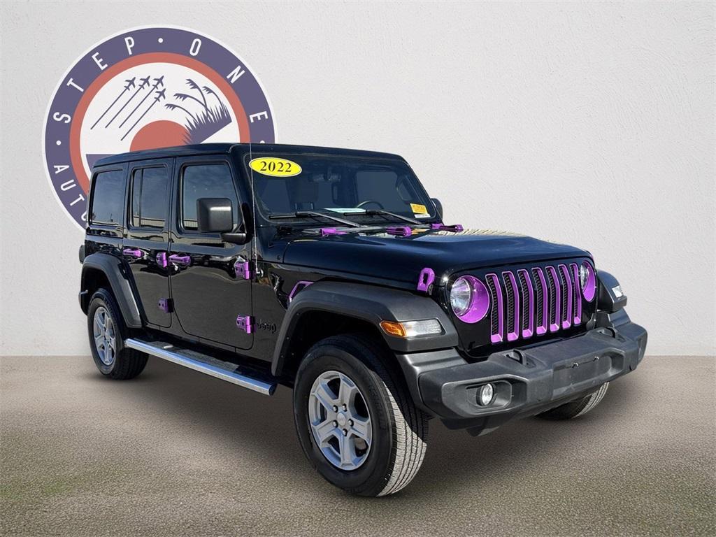 used 2022 Jeep Wrangler Unlimited car, priced at $28,384