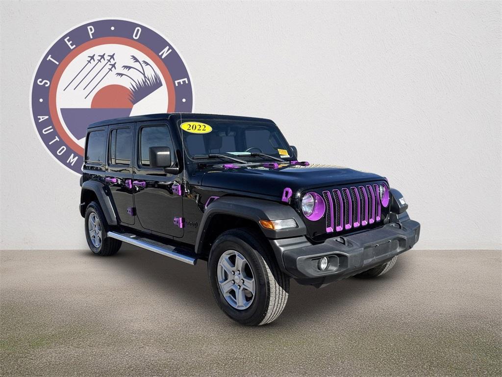 used 2022 Jeep Wrangler Unlimited car, priced at $28,384