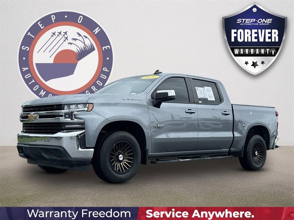 used 2021 Chevrolet Silverado 1500 car, priced at $32,193