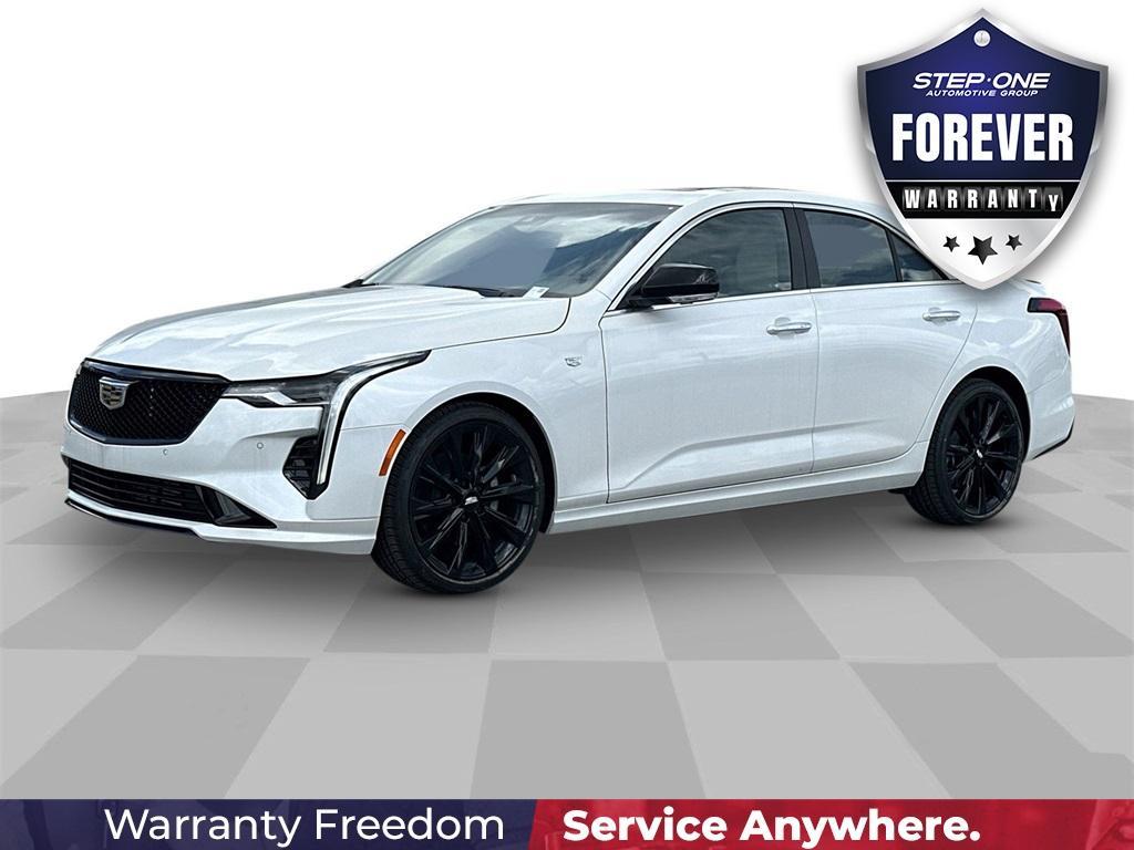 new 2025 Cadillac CT4 car, priced at $46,260