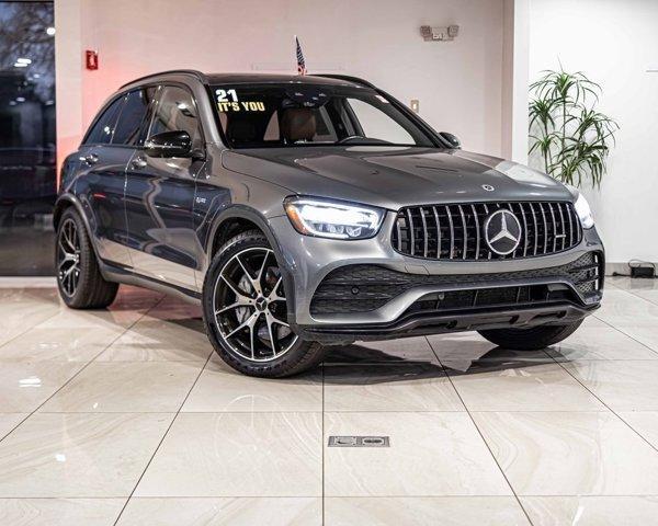 used 2021 Mercedes-Benz AMG GLC 43 car, priced at $43,787