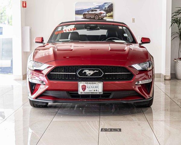 used 2021 Ford Mustang car, priced at $29,209