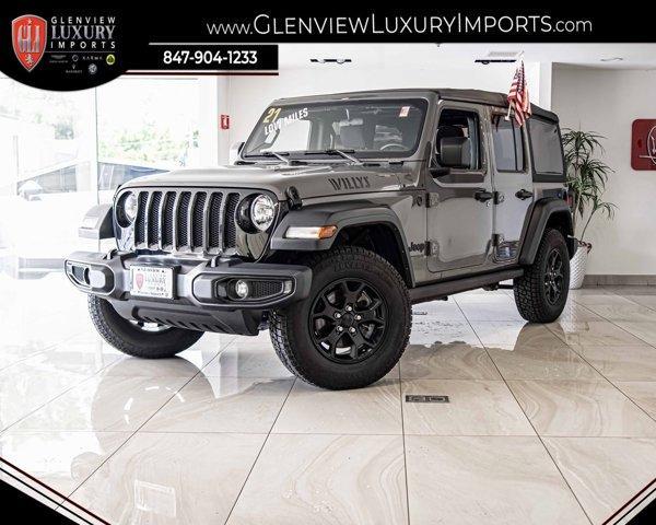 used 2021 Jeep Wrangler Unlimited car, priced at $30,899