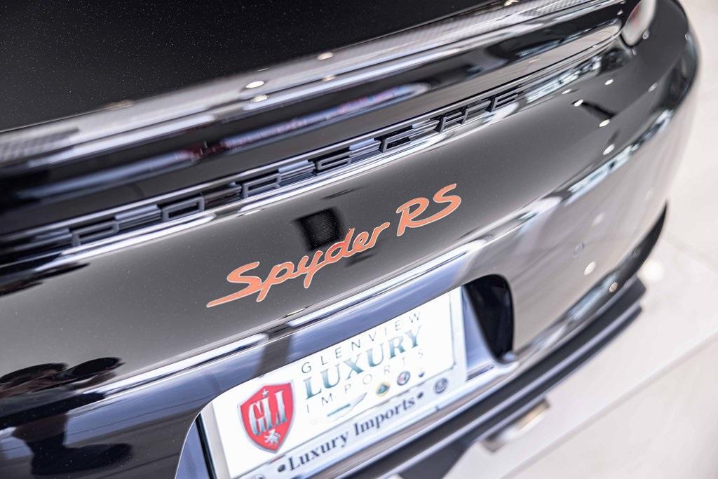 used 2024 Porsche 718 Spyder car, priced at $215,885