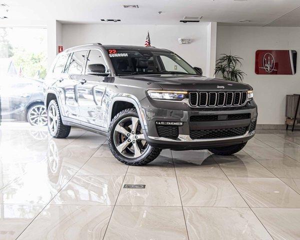 used 2022 Jeep Grand Cherokee L car, priced at $27,998