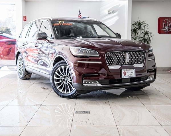 used 2021 Lincoln Aviator car, priced at $27,888