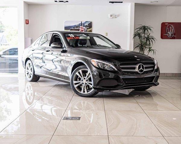 used 2015 Mercedes-Benz C-Class car, priced at $16,599