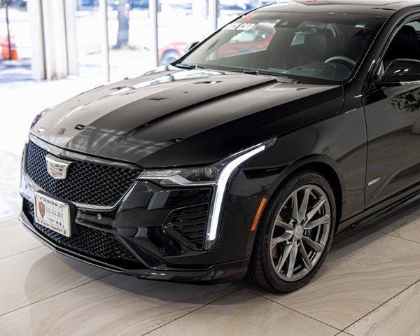 used 2024 Cadillac CT4-V car, priced at $48,555