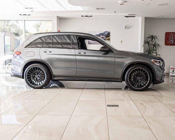used 2021 Mercedes-Benz AMG GLC 63 car, priced at $62,999