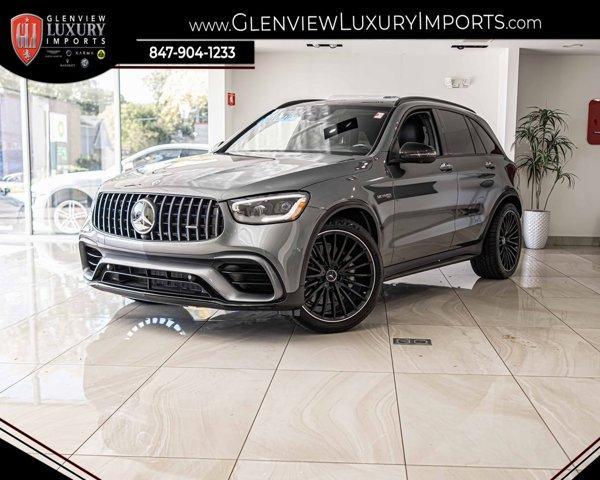 used 2021 Mercedes-Benz AMG GLC 63 car, priced at $62,999
