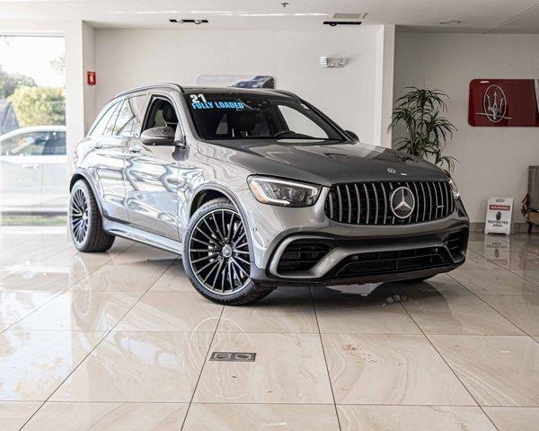 used 2021 Mercedes-Benz AMG GLC 63 car, priced at $62,999