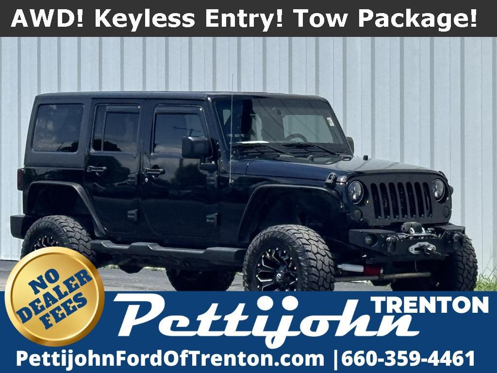 used 2015 Jeep Wrangler Unlimited car, priced at $14,500