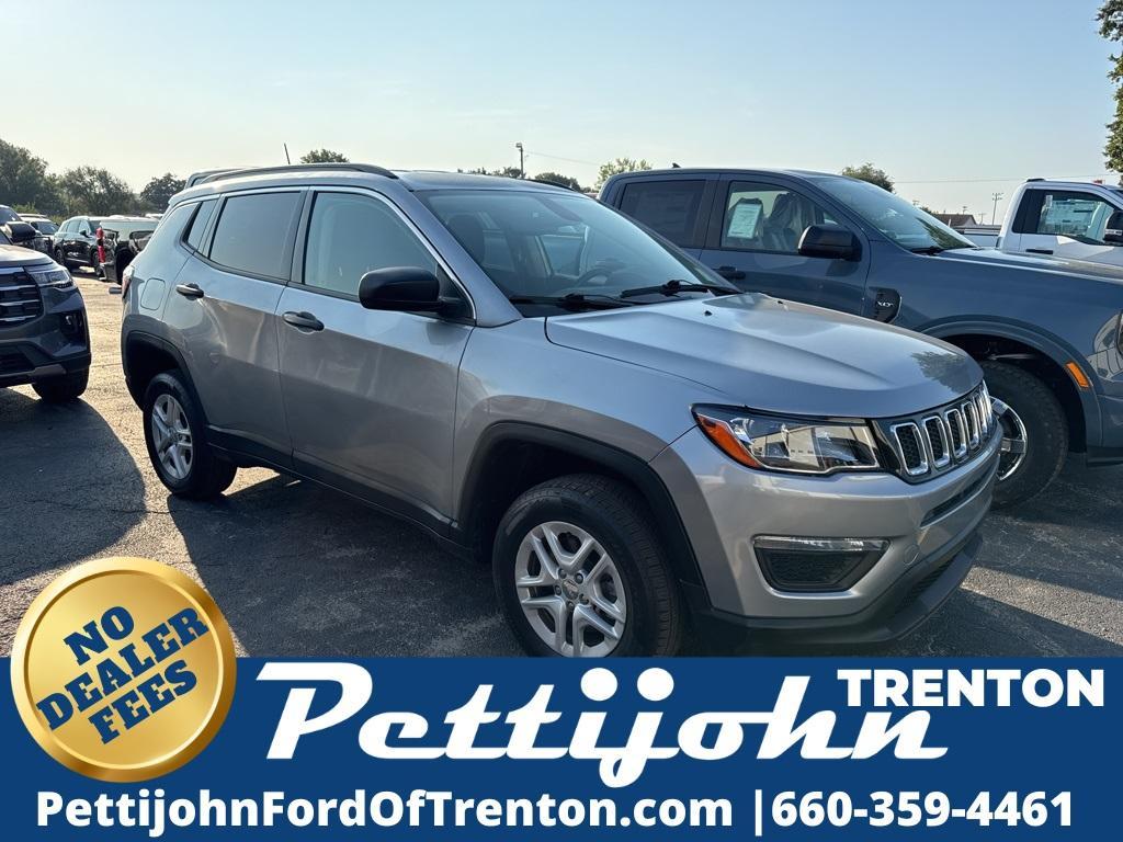 used 2021 Jeep Compass car, priced at $15,000