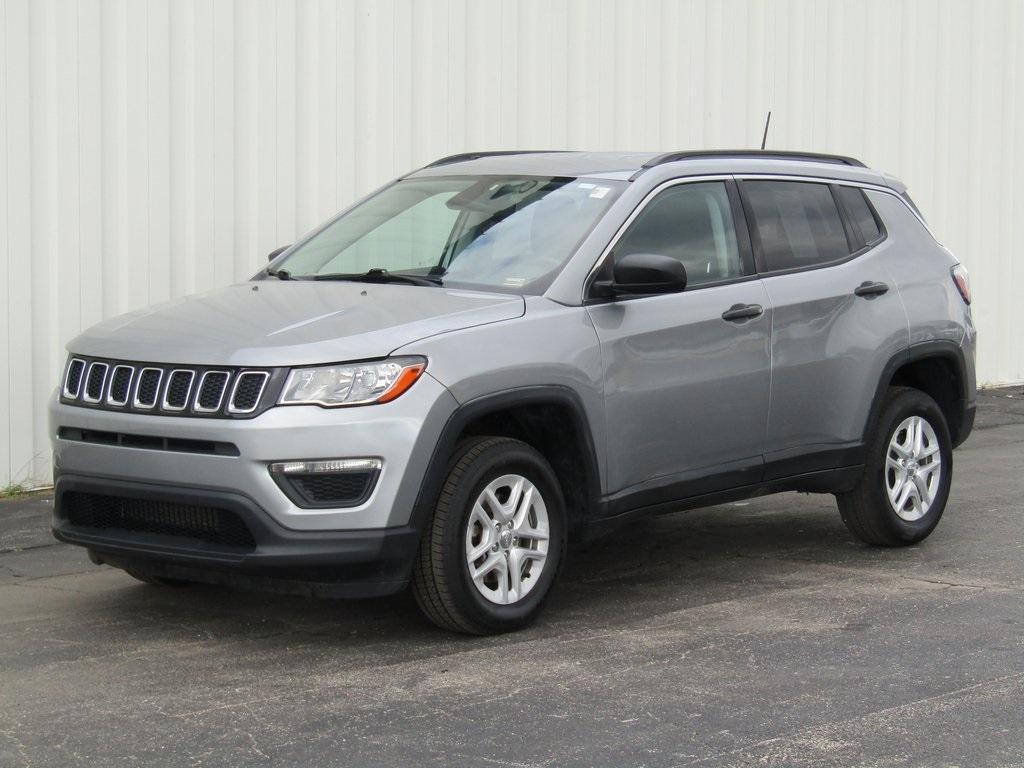 used 2021 Jeep Compass car, priced at $13,500