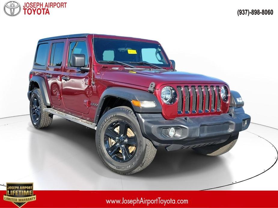 used 2021 Jeep Wrangler Unlimited car, priced at $31,447