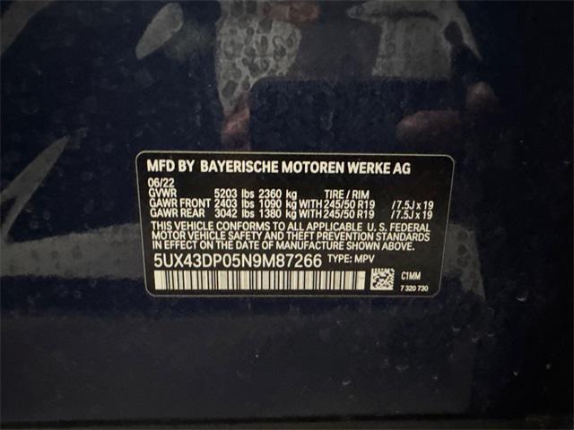 used 2022 BMW X3 car, priced at $34,474