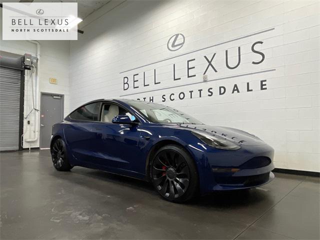 used 2022 Tesla Model 3 car, priced at $37,211