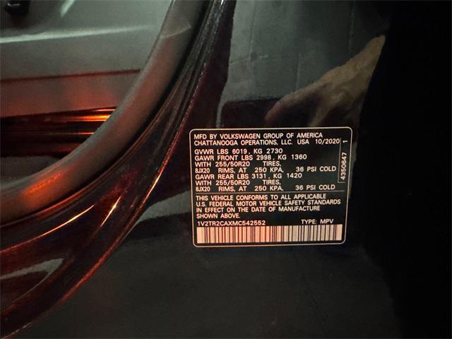 used 2021 Volkswagen Atlas car, priced at $27,541
