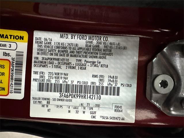 used 2017 Ford Fusion car, priced at $16,981