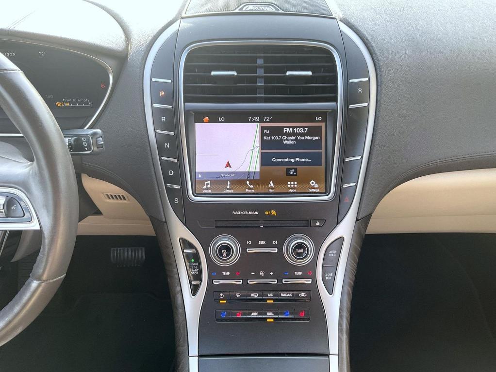 used 2019 Lincoln Nautilus car, priced at $20,664