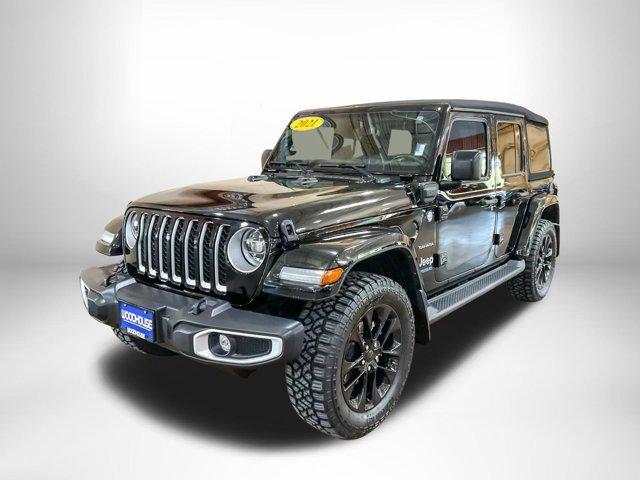 used 2021 Jeep Wrangler Unlimited 4xe car, priced at $37,700