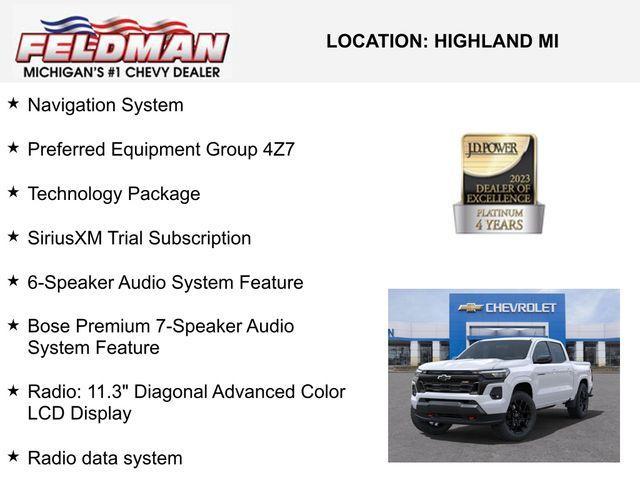 new 2025 Chevrolet Colorado car, priced at $44,544