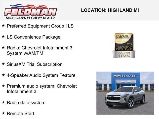 new 2025 Chevrolet Trax car, priced at $20,069