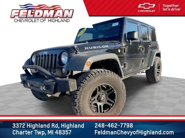 used 2016 Jeep Wrangler Unlimited car, priced at $16,446