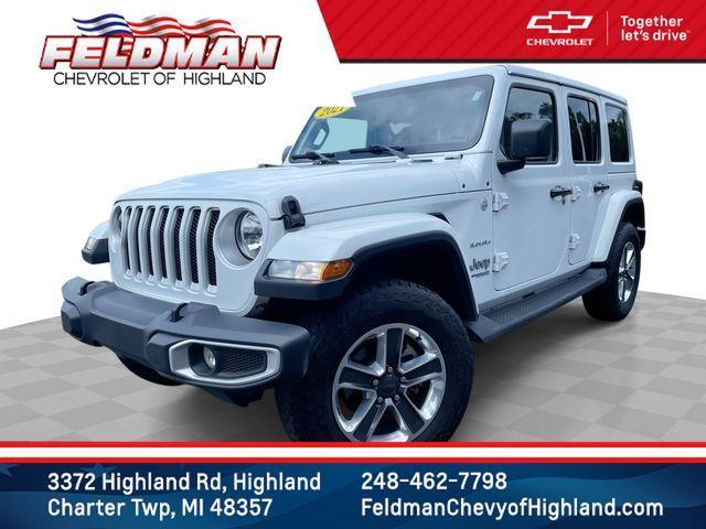 used 2021 Jeep Wrangler Unlimited car, priced at $31,995