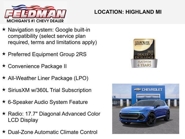 new 2026 Chevrolet Equinox EV car, priced at $44,339