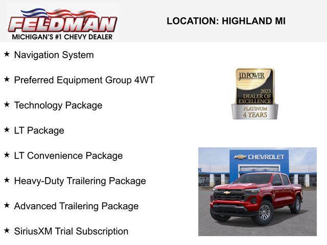 new 2025 Chevrolet Colorado car, priced at $39,110