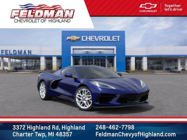 new 2025 Chevrolet Corvette car, priced at $81,285