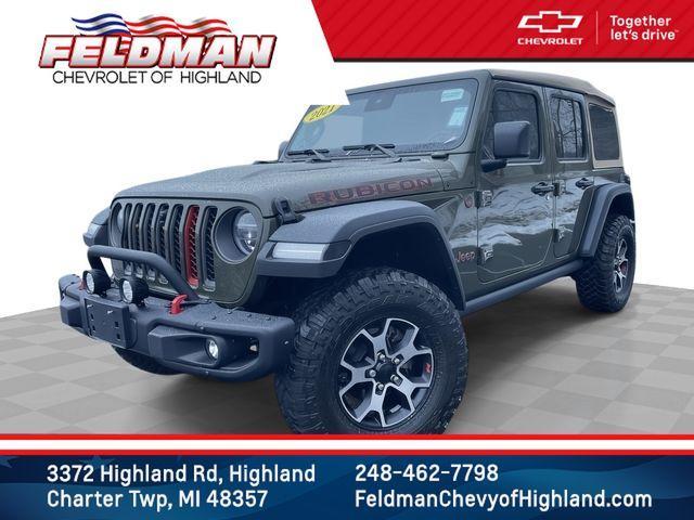 used 2021 Jeep Wrangler Unlimited car, priced at $38,995