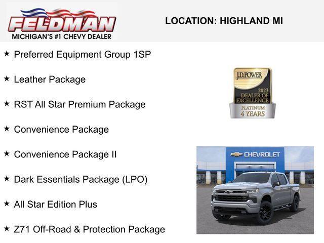 new 2025 Chevrolet Silverado 1500 car, priced at $55,492
