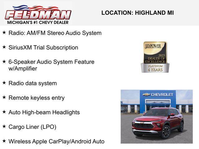 new 2026 Chevrolet TrailBlazer car, priced at $25,182