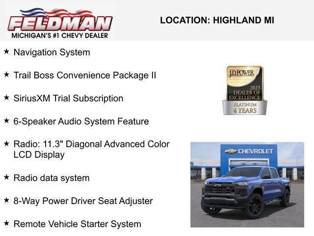 new 2025 Chevrolet Colorado car, priced at $40,379