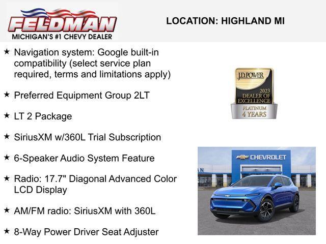 new 2026 Chevrolet Equinox EV car, priced at $38,669