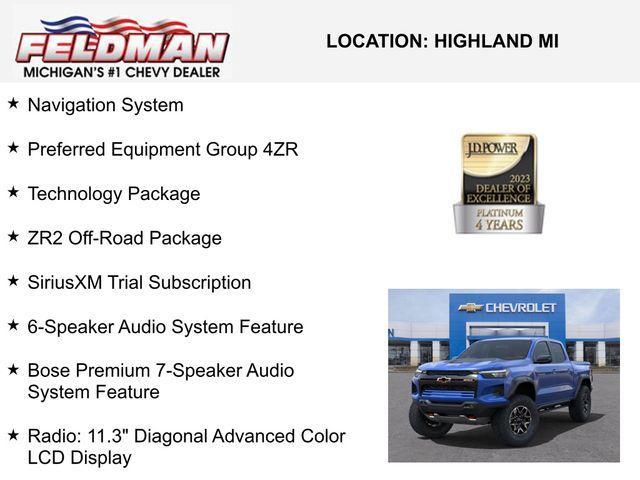 new 2025 Chevrolet Colorado car, priced at $46,856