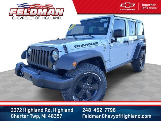 used 2017 Jeep Wrangler Unlimited car, priced at $17,495