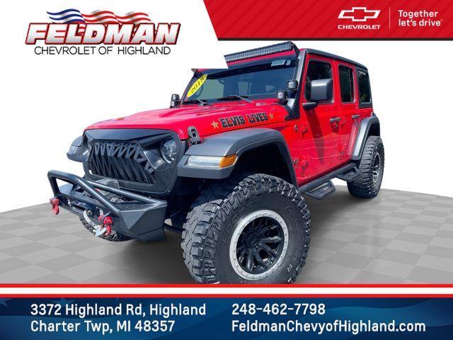 used 2018 Jeep Wrangler Unlimited car, priced at $25,749