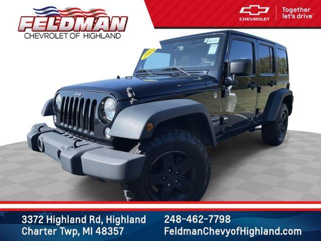 used 2014 Jeep Wrangler Unlimited car, priced at $13,995