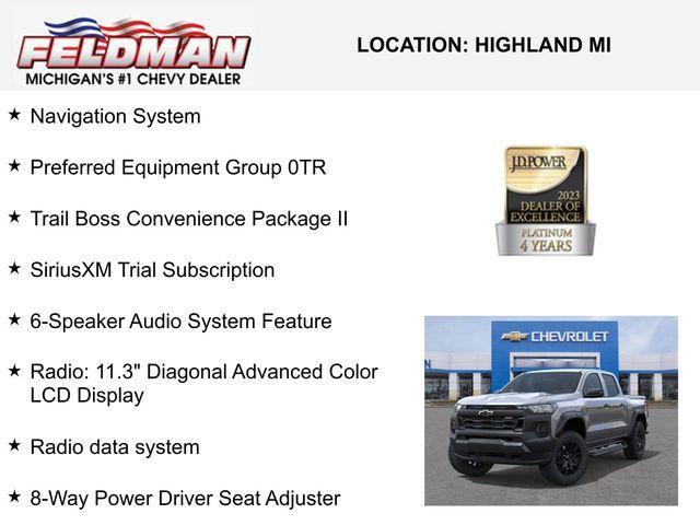 new 2025 Chevrolet Colorado car, priced at $38,960