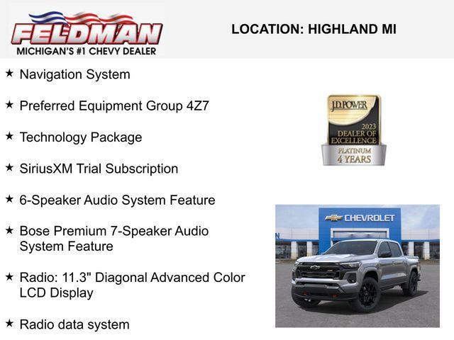 new 2025 Chevrolet Colorado car, priced at $43,894