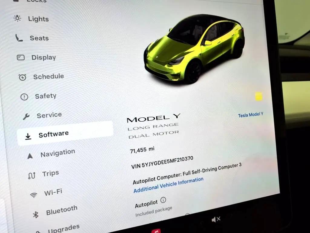 used 2021 Tesla Model Y car, priced at $22,995