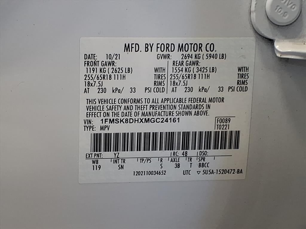 used 2021 Ford Explorer car, priced at $19,995