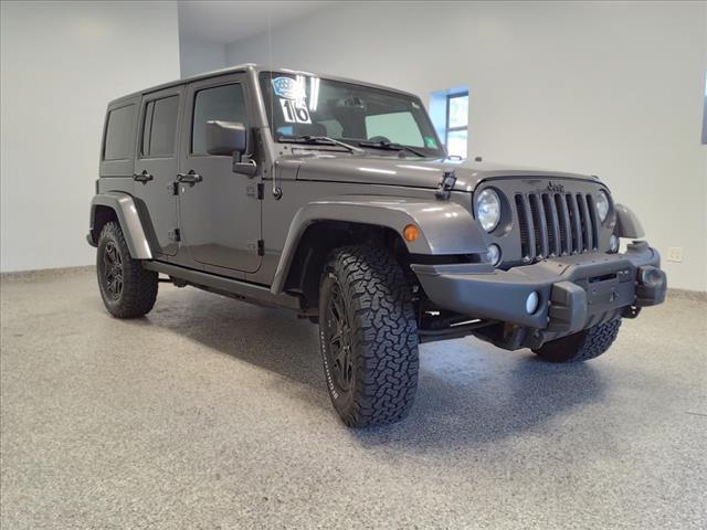 used 2016 Jeep Wrangler Unlimited car, priced at $16,995